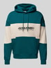 Jack & Jones Hoodie mit Label-Print Modell 'LEGACY' Petrol