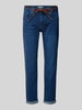 Rosner Regular fit jeans met strikceintuur, model 'MASHA GIRLFRIEND' Blauw