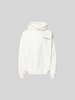 Marni Oversized Hoodie mit Label-Print Weiss