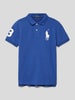 Polo Ralph Lauren Kids Poloshirt mit Logo-Stitching Rauchblau