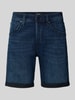 Jack & Jones Regular Fit Jeansshorts im 5-Pocket-Design Modell 'RICK' Dunkelblau