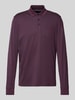 bugatti Poloshirt mit Brusttasche Aubergine