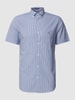 Gant Regular Fit Freizeithemd mit Streifenmuster Royalblau