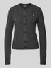 Polo Ralph Lauren Wollen cardigan met kabelpatroon Middengrijs