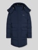 CK Calvin Klein kurtka pikowana o kroju regular fit z odpinanym kapturem Granatowy