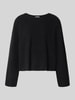 American Vintage Strickpullover aus Alpaka-Leinen-Mix Modell 'VITOW' Black