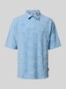CARLO COLUCCI Regular Fit Poloshirt mit Knopfleiste Modell 'BEACHWEAR' Hellblau