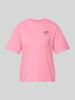 Marc O'Polo Denim T-Shirt mit Label-Print Pink