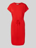B.Young Knielanges Kleid mit Tunnelzug Modell 'PANDINNA' Rot