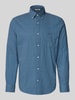 GANT Regular Fit Freizeithemd aus Leinen-Baumwoll-Mix Royal