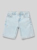Mango Bermudas mit 5-Pocket-Design Modell 'martin' Hellblau