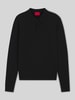 HUGO Slim fit poloshirt van viscosemix Zwart