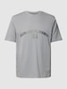 ARMANI EXCHANGE T-Shirt mit Label-Print Hellgrau