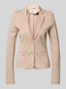 Only Regular Fit Blazer mit Reverskragen Modell 'POPTRASH LIFE' Sand