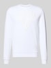 GUESS Regular Fit Sweatshirt mit Logo-Detail Modell 'Audley' Weiss