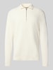 Only & Sons Regular fit gebreide pullover van katoenmix, model 'PHIL' Offwhite