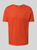 Gant Regular Fit T-Shirt mit Label-Stitching und Rundhalsausschnitt Orange