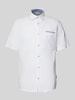 Tom Tailor Regular Fit Freizeithemd aus reiner Baumwolle Weiss