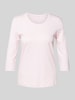 Christian Berg Woman Regular fit shirt met 3/4-mouwen Lichtroze