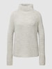 Drykorn Gebreide pullover met opstaande kraag, model 'Arwen' Lichtgrijs gemêleerd