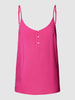 Vila Top van pure viscose met spaghettibandjes Roze