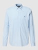 Polo Ralph Lauren Poloshirt met lange mouw Lichtblauw