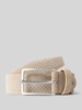 Pierre Cardin Gürtel aus echtem Leder in Suede-Optik Sand