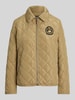Lauren Ralph Lauren regular fit gewatteerd jack met geborduurd embleem Zand