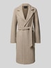 Vero Moda Relaxed Fit Mantel mit Bindegürtel Modell 'FORTUNEAYA' Beige