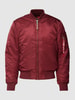 Alpha Industries Bomberjacke mit Label-Detail Bordeaux Rot