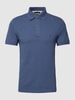 Tommy Hilfiger Slim fit poloshirt, model '1985' Jeansblauw