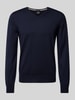 BOSS Strickpullover aus Schurwolle Modell 'Baram' Marine