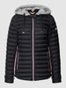 Frieda & Freddies Steppjacke mit Label-Details Schwarz