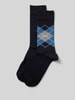 JOOP! Collection Socken mit geripptem Abschluss Marine