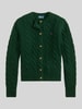 Polo Ralph Lauren Regular Fit Strickjacke aus Wolle mit Kaschmir-Anteil Gruen