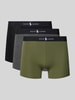 Polo Ralph Lauren Underwear Regular fit boxer met logostitching in een set van 3 stuks Olijfgroen