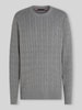 Tommy Hilfiger regular fit pullover van puur katoen Lichtgrijs