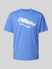 Tom Tailor Denim Relaxed Fit T-Shirt mit Label-Print Blau