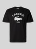 Lacoste Regular Fit T-Shirt aus reiner Baumwolle Black