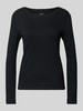 Marc Cain Longsleeve met ronde hals Zwart