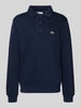 Lacoste Regular Fit Sweatshirt aus reiner Baumwolle Marine