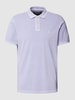 Marc O'Polo Poloshirt met labelstitching Lila