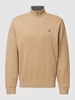 Polo Ralph Lauren Sweatshirt mit Label-Stitching Beige meliert