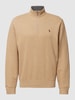 Polo Ralph Lauren Sweatshirt mit Label-Stitching Beige Melange