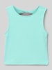 s.Oliver RED LABEL Slim Fit Tank Top mit Cut Out am Rücken Aqua