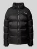 Schott NYC Steppjacke mit Label-Stitching Modell 'Utah' Black