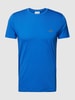 Lacoste T-Shirt in unifarbenem Design Modell 'Supima' Royal