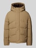 Jack & Jones Steppjacke mit Stehkragen Modell 'WORLD' Beige