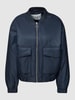 Marc O'Polo Denim Bomberjacke mit Pattentaschen Marineblau