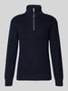 MCNEAL Strickpullover mit Troyer-Kragen Marine